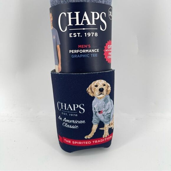 CHAPS The Spirited Tradition Men’s Grey Floral Short Sleeve Graphic Tee XL - Picture 5 of 11